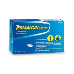 TERMALGIN 650 MG 20 COMP