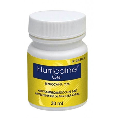 HURRICAINE 200 MG/ML GEL TOPICO 30 ML