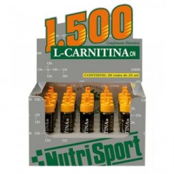 NUTRISPORT L-CARNI 1500 VIAL NARANJA