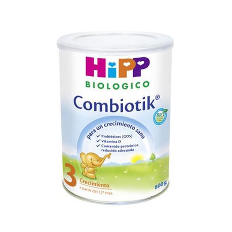 HIPP LECHE BIOLOGICO COMBIOTIK 3 800 GR (CRECIMIENTO)