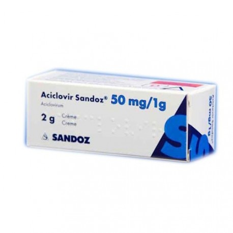 ACICLOVIR SANDOZ 5% EFG CREMA 2 G