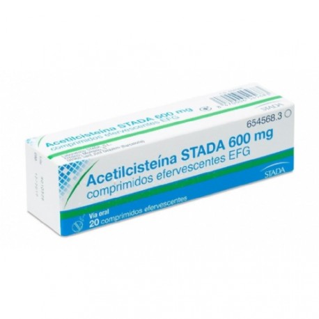 ACETILCISTEINA STADA 600 MG EFG 20 COMP EFERV