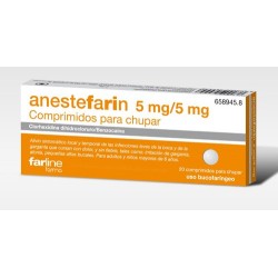 ANESTEFARIN 20 COMPRIMIDOS PARA CHUPAR