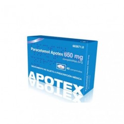 PARACETAMOL APOTEX EFG 650 MG 20 COMPRIMIDOS