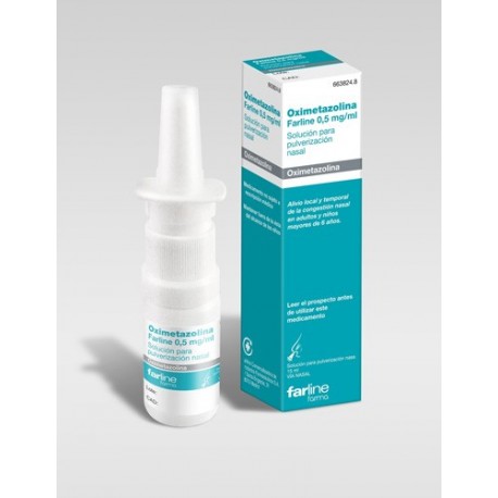 OXIMETAZOLINA FARLINE 0.5 MG/ML NEBULIZADOR NASAL 15 ML