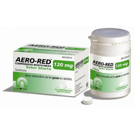 AERO RED 120 MG 40 COMP MAST SABOR MENTA