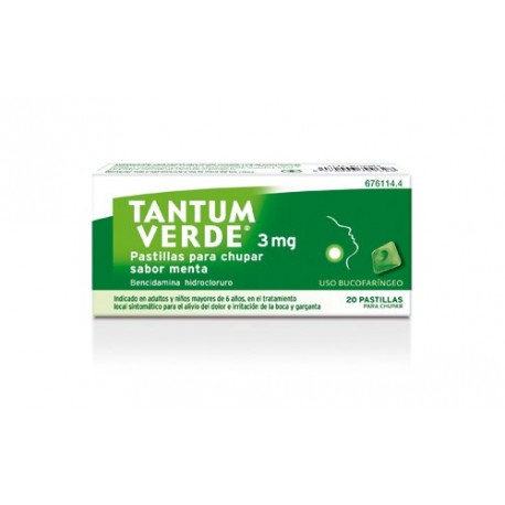 TANTUM VERDE MENTA 20 PAST
