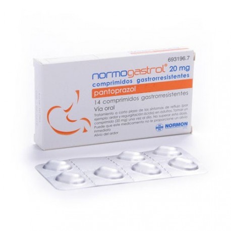 NORMOGASTROL EFG 20 MG 14 COMPRIMIDOS GASTRORRESISTENTES