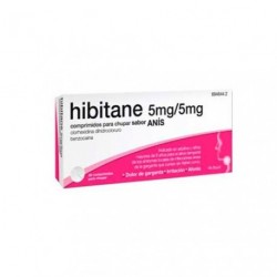 HIBITANE 5/5 MG 20 COMPRIMIDOS PARA CHUPAR ANIS