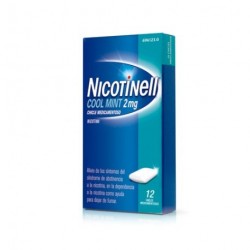 NICOTINELL COOL MINT 2 MG 12 CHICLES