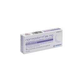 NORMODORM 25 MG 14 COMP