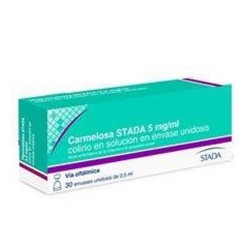 CARMELOSA STADA 5 MG/ML COLIRIO 30 MONODOSIS SOLUCION 0.4 ML