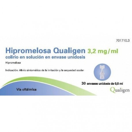 HIPROMELOSA QUALIGEN 3,2 MG/ML COLIRIO 30 MONO SOL 0.5 ML