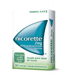 NICORETTE 2 MG 30 CHICLES