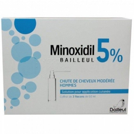 MINOXIDIL BIORGA 50 MG/ML SOL CUTANEA 3 X 60 ML