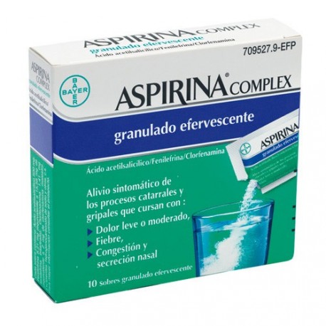 ASPIRINA COMPLEX 10 SOBRES EFERVES
