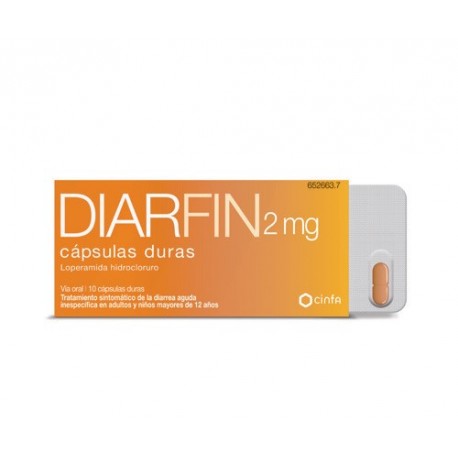 DIARFIN 2 MG 10 CAPS