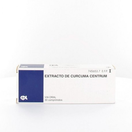 EXTRACTO CURCUMA CENTRUM 100 MG 30 COMPRIMIDOS