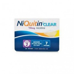 NIQUITIN CLEAR 14 MG/24 H 7 PARCHES TRANSDERMICOS 78 MG