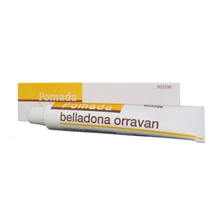 POMADA BELLADONA ORRAVAN 100 MG/G POMADA 25 G