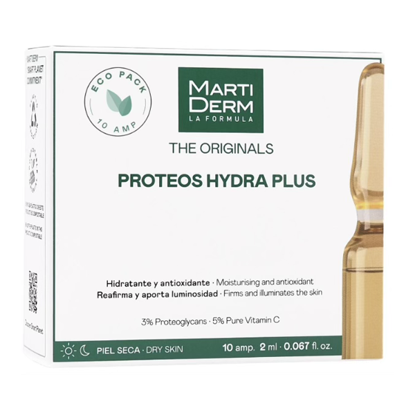 MartiDerm Proteos Hydra Plus 10 ampolles